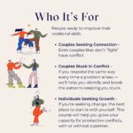 Esther Perel Instagram – Who doesn’t know the feeling of wanting to be hugged by the very person we sometimes can’t stand to be in the same room with? Instead of turning toward one another, we often find ourselves tending to our wounds alone—and missing the chance to deepen our relationships. 

I often have to remind my clients that experiencing conflict in their relationship—whether it looks like a silent emotional standoff, a huge blowout fight, or something in between—isn’t necessarily a bad thing. There are plenty of strong yet volatile couples out there. Conflict is often a signal pointing us toward something else: a lack of trust or closeness, a boundary or dynamic that isn’t working, or feelings of anger, disappointment, or hurt. 

Whatever your situation may be, my new course, “Turning Conflict Into Connection” can help you lean in and find connection with your partner even when you disagree. Inside, I’ll take you through a series of short videos and exercises to teach you what causes conflict, how you can better understand your responses (and your partner’s), and skills and frameworks you can start using right away to find peace in your relationship even when you and your partner disagree. 

And because it only takes one different choice to change a pattern, you can take this course with or without a partner and still experience all the benefits. You’ll learn new ways to navigate conflict more effectively and gain the relational skills it takes to build more resilient relationships in the long term.

Learn more about my new course by visiting the link in my bio. I’m excited to have you join me on this journey from Conflict to Connection.