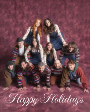 Ethan Klein Instagram - Happy Holidays from the H3 Crew ☃️❄️🎁🌰

📷 @creatingnelly