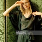 Eugenia Kuzmina Instagram – Portrait for  and with  Yves at his Paris studio @ysl at 15 💜🎸📖 … by #gysemberghbenoit 📸 Yves understood the Russian soul  and history beyond any politics right away , we connected about poetry and #masterandmargarita , books , music , taste , commitment to thread between the thread , he was an instant soulmate , greatful. 💜 #paris  @ysl @yslbeauty …. #loversandorherstrangers play opens tomorrow , I’d love to dedicate it to him in a way of an era 💋 @eventbrite directed and produced by @tayloractingstudio , also greatful for @nathaliecroscoitton for taking out of food lines , streets and post Soviet times 💜🎸 I was lucky but also work really hard 🍀