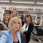 Eugenia Kuzmina Instagram – 🎬🎸 Saturday mornings on set with the most lovely  make up hair team @catherine_heysmakeup @nadinemann7397 @roseannalarner  for @davidayermovies @jasonstatham movie …. So greatful for adventures and everyone on set is beyond amazing 💜🦋🎞️