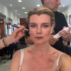 Eugenia Kuzmina Instagram - @festivaldecannes day two with @fredmecene @fredmecenebeauty @eric.despierre 💜🎞️