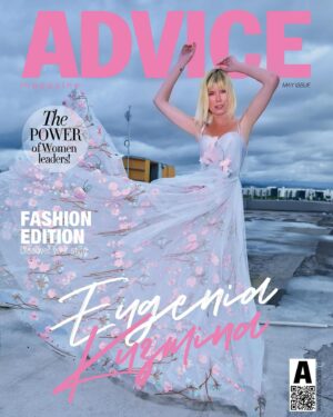 Eugenia Kuzmina Instagram - @advice__mag cover and article by @kellygullett @shootingthemood , designer @kikiwangfashion hair make up @alexandrefmakeup Spring storm is the sun shining on the rain and the rain falling on the sunshine.

🦋🌸