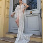 Eugenia Kuzmina Instagram – @baroqco_official 
haute couture designs from dress by @fervanspall Muah by Hair by @muah_la_tip & @misssabrinadubois Photographer by @schwab.marcel