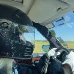 Eugenia Kuzmina Instagram – @theabingdonco proud to be a spokesperson for #racecarwatch …. 💅💜🦋 … what racing teaches me is to be in the moment at every second “ If everything seems under control, you’re not going fast enough “ …  #controversial  @optimabatteries @roycer924 🏎️ …. #blondemodels ( hair extensions )
