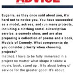 Eugenia Kuzmina Instagram – @advice__mag by @kellygullett @shootingthemood @kikiwangfashion @alexandrefmakeup 💜🎸🪽🎞️💐🦋I like things that are unique and ground breaking  and made for the reasons to amplify love ..in hope 🎸thank you to @barrykatz @barrykatzblueprint for something to come out of “ #modelsofcomedy 💜