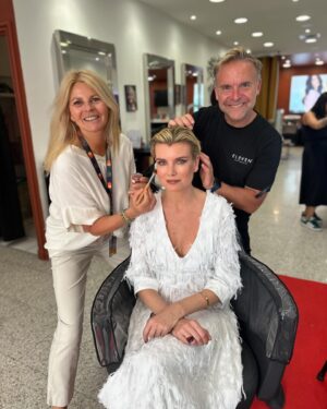 Eugenia Kuzmina Instagram - @festivaldecannes #unefoisdeplus 💜🎞️ with amazing team @fredmecene @fredmecenebeauty @eric.despierre @anne.pourbaix @jamilaouzahir @vetaadrion @vetastyledme @daphneoudaph … 0 sleep coming from London too much fun with amazing artists @royalacademyofdramaticart