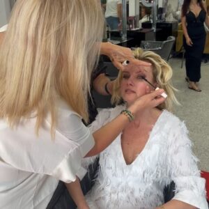 Eugenia Kuzmina Instagram - @festivaldecannes #unefoisdeplus 💜🎞️ with amazing team @fredmecene @fredmecenebeauty @eric.despierre @anne.pourbaix @jamilaouzahir @vetaadrion @vetastyledme @daphneoudaph … 0 sleep coming from London too much fun with amazing artists @royalacademyofdramaticart