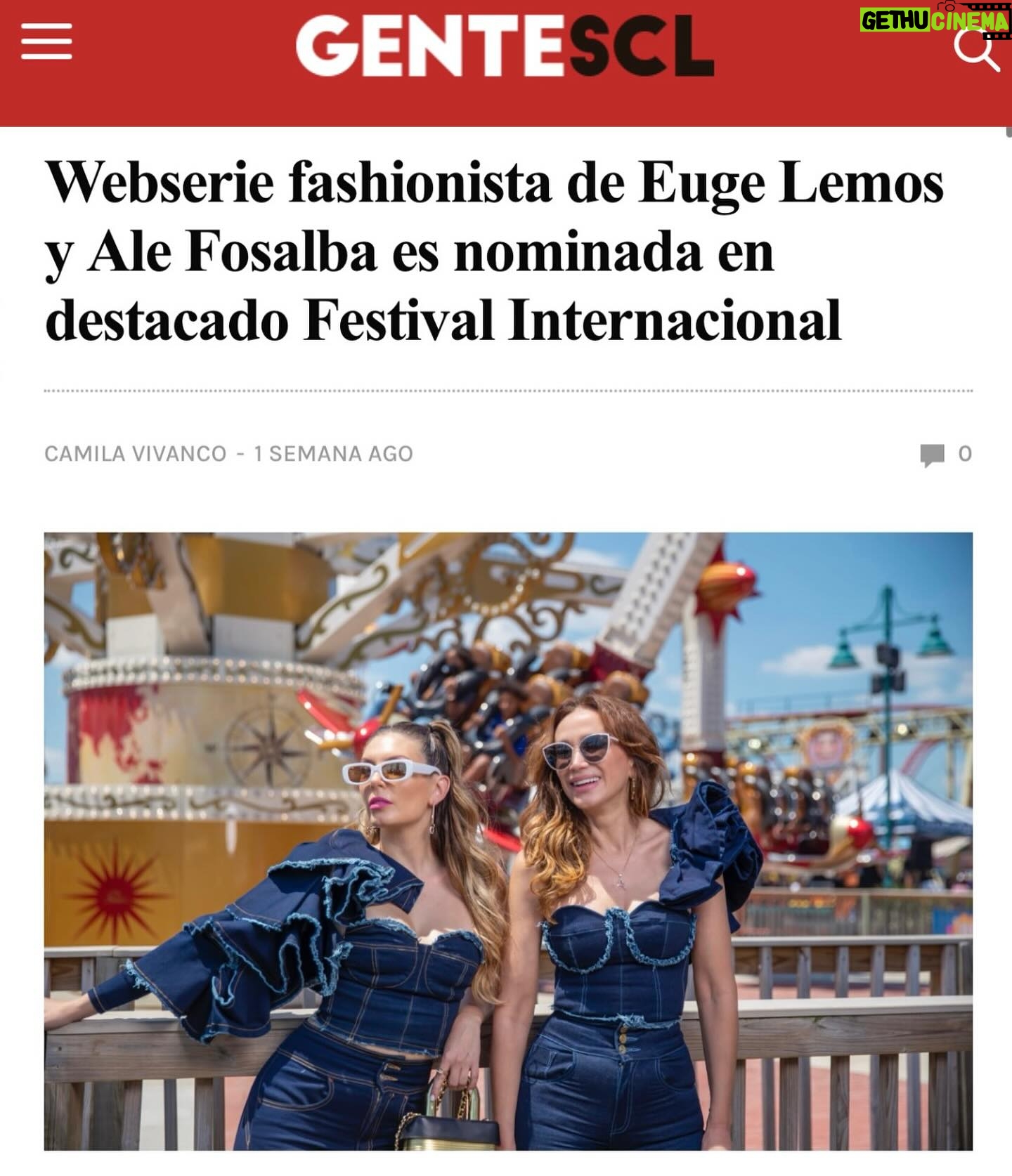 Eugenia Lemos Instagram - ¡No podemos más de emoción! 🫶 Ya vamos rumbo a Miami para el @MiamiWebFest 🛫¡Gracias por nominar a nuestra amada serie fashionista #MalenaySofia en este importante festival de series web🤗 Gracias a la prensa por mostrar nuestro trabajo ¡Ya nos sentimos ganadoras con esta hermosa nominación! 🌷 Deseennos mucha suerte en esta nueva aventura🛫 ¡Los amamos!🩷