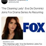 Eva De Dominici Instagram – Muy contenta 💜 #TheCleaningLady llega el 3 de enero!
Super excited 💜 #TheCleaningLady 
January 3rd it is!