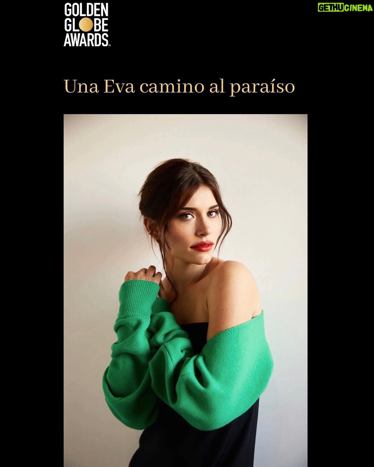 Eva De Dominici Instagram - Gracias por las palabras tan lindas. @goldenglobes Pueden ver la entrevista completa en el link de mis historias π€ Thank you for such nice words. @goldenglobes You can go to my stories and find the link to read the full interview π€