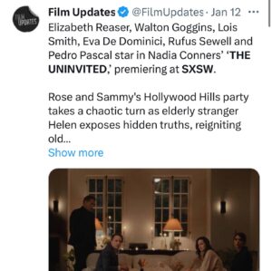 Eva De Dominici Instagram - The Uninvited will have its world premiere at @sxsw and I couldn’t be more proud of you lady @nadiasomerset 🎞️

The Uninvited fue seleccionada por @sxsw y no podría estar estar más orgullosa de su hermosa directora @nadiasomerset 🎞️