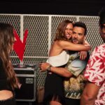 Eva González Instagram - Hoy en @lavozantena3 pasan cosas muuuuy bonitas y estamos a punto de arrancar en @antena3com . Te lo vas a perder? P.d: me muero de risa con la cara de agobio de mi @luisfonsi en la foto del abrazo… jajajaja… El vestido que llevo es de mi querido @nicolas__montenegro y los zapatos de @lodishoes estilismo de @inma_fdstylist @nikolrobles Muah @nadador @soniamarina8 @chemajuncos Fotos de @robertosastrephoto @grupoboomerang