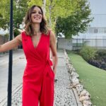 Eva González Instagram - Mi look de hoy para @pasapalabra. Todo al rojo ♥️ @lavozantena3 @mekkdes