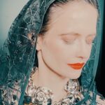 Eva Green Instagram - Milady moment ❤️‍🔥 Dress and cape : @eliesaabworld Necklace: @yproject_official Earrings: @elietopofficial Bracelet : @tiffanyandco Stylist : @mistersamuelf Make up : @emmadaymakeupartist Hair : @alainpichonhair