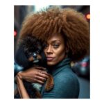 Eva Green Instagram - When dogs have the same energy as their owners… Happy Sunday with Mister Winston and Nora 💖 Repost from @mignonettetakespictures AI generated by @petermartin
