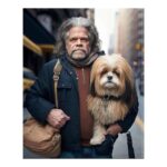 Eva Green Instagram - When dogs have the same energy as their owners… Happy Sunday with Mister Winston and Nora 💖 Repost from @mignonettetakespictures AI generated by @petermartin