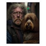 Eva Green Instagram - When dogs have the same energy as their owners… Happy Sunday with Mister Winston and Nora 💖 Repost from @mignonettetakespictures AI generated by @petermartin