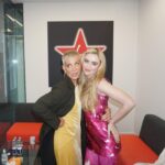 Evangeline Lilly Instagram – Backstage at @virginradiouk with #cassielang…the smart and sassy @kathrynnewton 

Katheryn and I are so different and yet so comfortable with one another. I think that’s because we are both so unabashedly ourselves. 

#antmanandthewaspquantumania @antmanofficial #hopevandyne

@lisastoreymakeup 
@kevinmichaelericson 
@pauledmonds217 (shave and a hair cut, two pence🎶)
Colour by Jaime Powell
@albertaferretti dress
@bouguessa jacket