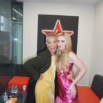 Evangeline Lilly Instagram – Backstage at @virginradiouk with #cassielang…the smart and sassy @kathrynnewton 

Katheryn and I are so different and yet so comfortable with one another. I think that’s because we are both so unabashedly ourselves. 

#antmanandthewaspquantumania @antmanofficial #hopevandyne

@lisastoreymakeup 
@kevinmichaelericson 
@pauledmonds217 (shave and a hair cut, two pence🎶)
Colour by Jaime Powell
@albertaferretti dress
@bouguessa jacket