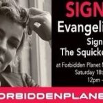 Evangeline Lilly Instagram – See you all there!

Please remember that this is not an appearance, it’s a book signing. So, please, Squickerwonkers books only, no movie paraphernalia.  Thank you!

#booksigning @forbiddenplanet @thesquickerwonkers #thesquickerwonkers