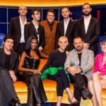 Evangeline Lilly Instagram – What beautiful company I was in on @thejonathanrossshowofficial 

(And also, how could I have forgotten to post this sincere and heartfelt moment of meditation that @officialdannydyer and his beautiful busters (hoping that bit made it into the show) lead us through near show’s end. 🙏🏼🤩🤪 (swipe left).)

#dannydyer #maisieadam #willsharpe @leomieanderson @the1975 @maisieadam