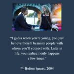 Evangeline Lilly Instagram - @deepthinkingdaily #beforesunset #beforetrilogy @ethanhawke