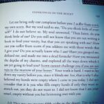 Evangeline Lilly Instagram – I never feel more rich than when I can spend a whole day in prayer, contemplation, meditation and study…nourishing my soul. 

#grateful #nourished #full #content #soul #soulfood #theredbook #fallingupward #thebible #journaling #prayer #meditation #contemplation #meditation #carljung #richardrohr