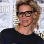 Evangeline Lilly Instagram - When I went to #SDCC2022 I decided to color coordinate with their logo. Hair by @jennychohair Make up by @karayoshimotobua #antmanandthewaspquantumania @giorgioarmani @allsaints