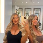 Eve Gale Instagram - fresh hair days with @goldfeverhair are the best 🤍styled and coloured by @imy_hair @broganharriethair