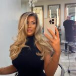 Eve Gale Instagram - new style for autumn🍂 @goldfeverhair styled by @imy_hair @michaeljohn_ldn