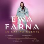 Ewa Farna Instagram - 🇵🇱 here we go finally… Tour de POLAND 🤩 jesien 2024 & 15 lat na scenie = WYJATKOWE MUZYCZNE SPOTKANIA Z WAMI❤️🔥🙌🏻 15 lat mojej muzyki i energii (jak dzis w programie Na dobry wieczor w TV😉) oraz nowosciiii🔥 Bedzie ROZPIERDOL. Bilety w sprzedazy TERAZ😇 na @going.app i @empik_bilety oraz stacjonarnie w @empikcom #ewafarna #trasakoncertowa #15latnascenie #jubileuszowatrasa