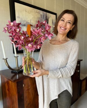 Fátima Lopes Instagram - Ofereceram-me estas lindas orquídeas vindas do jardim. São das minhas flores favoritas! 🌸