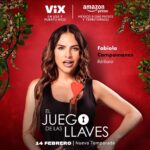 Fabiola Campomanes Instagram - El 14 de febrero llega la nueva temporada @juegodelasllaves @amazonprime 🇲🇽 @vix 🇺🇸
