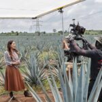 Fabiola Campomanes Instagram - En 1998 se grabo la telenovela Azul Tequila , y hasta ahora regresé a grabar a estos campos de agave azul ,que me emocionan tanto. Orgullosamente Tequilera 😁 les mando ❤️❤️❤️