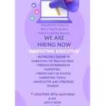 Faezah Elai Instagram – 🌟 Join Our Team as a Marketing Executive 🌟

Are you a creative, results-driven marketing professional looking for an exciting opportunity to make an impact? We’re searching for a Marketing Executive to help us grow and thrive.

.
#jobvacancy #marketingexecutive