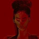 Fala Chen Instagram - Iwi Queen portrait by the talented @rebeccahall ❤️ a queen herself! @godzillaxkong #godzillaxkong