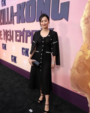 Fala Chen Instagram - @godzillaxkong premiere in LA! Thanks to my team for making this super short trip happen. I’m so lucky to have your support and love. ❤️ @shir_aharon_  @sttrav @429tkm @emstnv  Glam: @anhcotran @miayang_mua #CHANELSpringSummer @chanelofficial