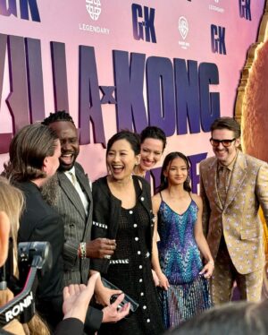 Fala Chen Instagram - @godzillaxkong premiere in LA! Thanks to my team for making this super short trip happen. I’m so lucky to have your support and love. ❤️ @shir_aharon_  @sttrav @429tkm @emstnv  Glam: @anhcotran @miayang_mua #CHANELSpringSummer @chanelofficial