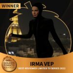 Fala Chen Instagram - We won the #GoldenTomato Award Best Limited Series of 2022! Thanks @rottentomatoes, critics and all the fans for the reviews! @hbo @a24 #irmavep