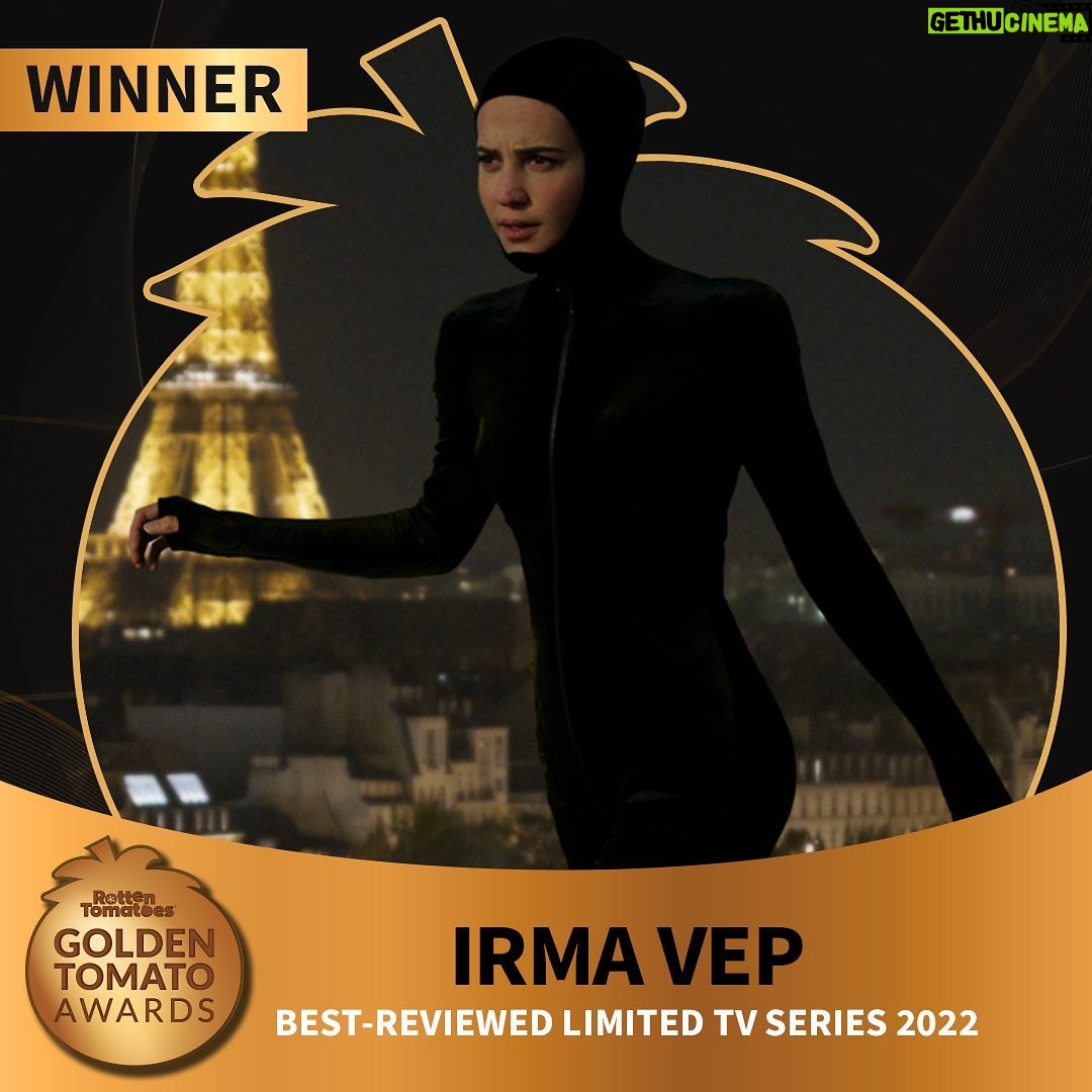 Fala Chen Instagram - We won the #GoldenTomato Award Best Limited Series of 2022! Thanks @rottentomatoes, critics and all the fans for the reviews! @hbo @a24 #irmavep