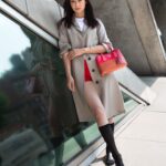Fala Chen Instagram - My love is 🩷 and 🤎. Find the color of your love with the new #PradaGalleria @prada 📸: @karl_simone