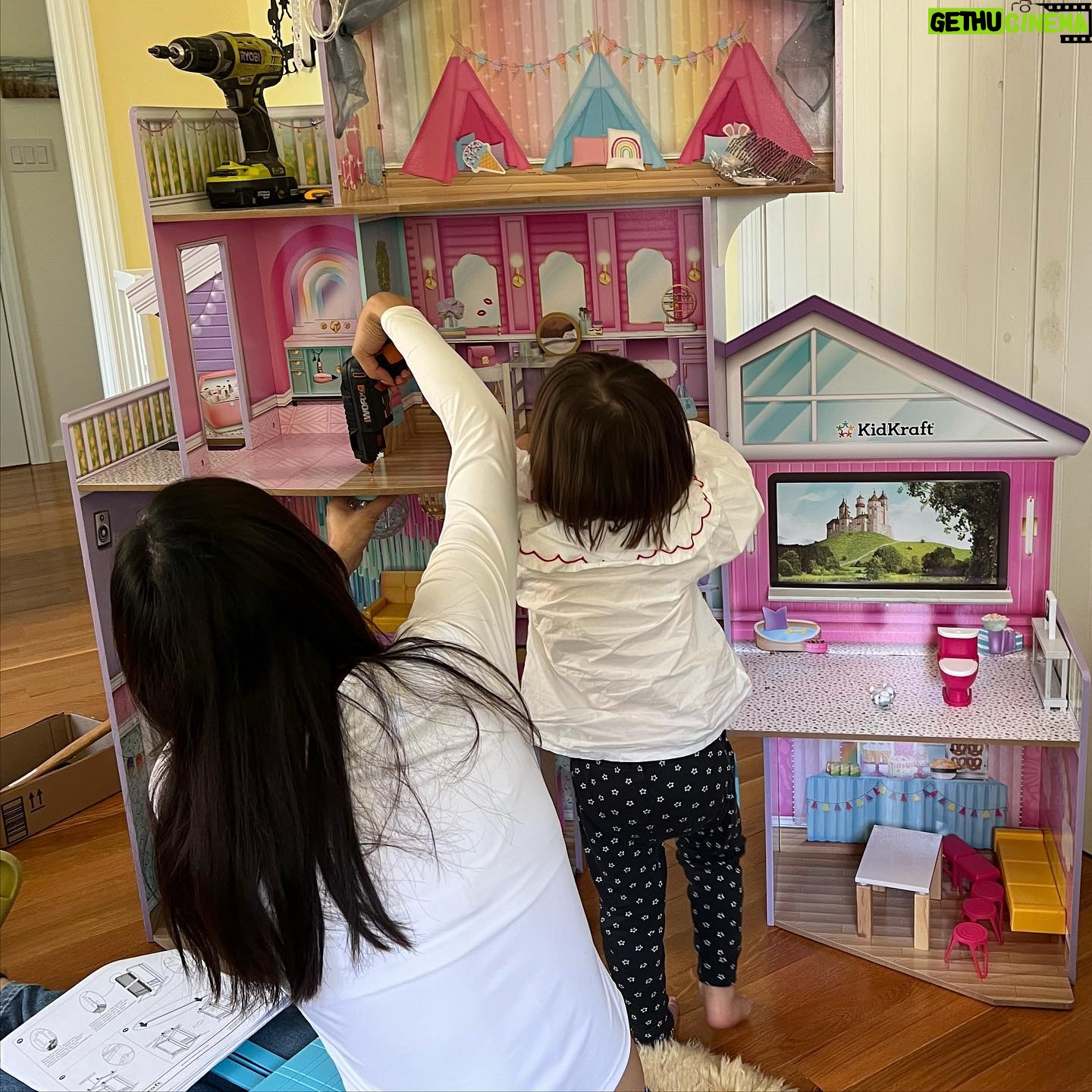 Fala Chen Instagram - This is how we spent the day. 🛠️Happy Mother’s Day to my mom who’s cooking dinner downstairs. #mothersday #laboroflove