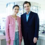 Fala Chen Instagram - Such a memorable trip in Paris! Learned a lot about the precious ingredients of N5 at the Chanel laboratory. Thanks Olivier Polge for showing me the fascinating “tasting” menu of scents. Joyous to experience the romantic festive lighting at the Effiel Tower and also do a great photo shoot too! It was a lot of fun! #GRANDNUMEROCHANEL #CHANELFRAGRANCE @chanelofficial