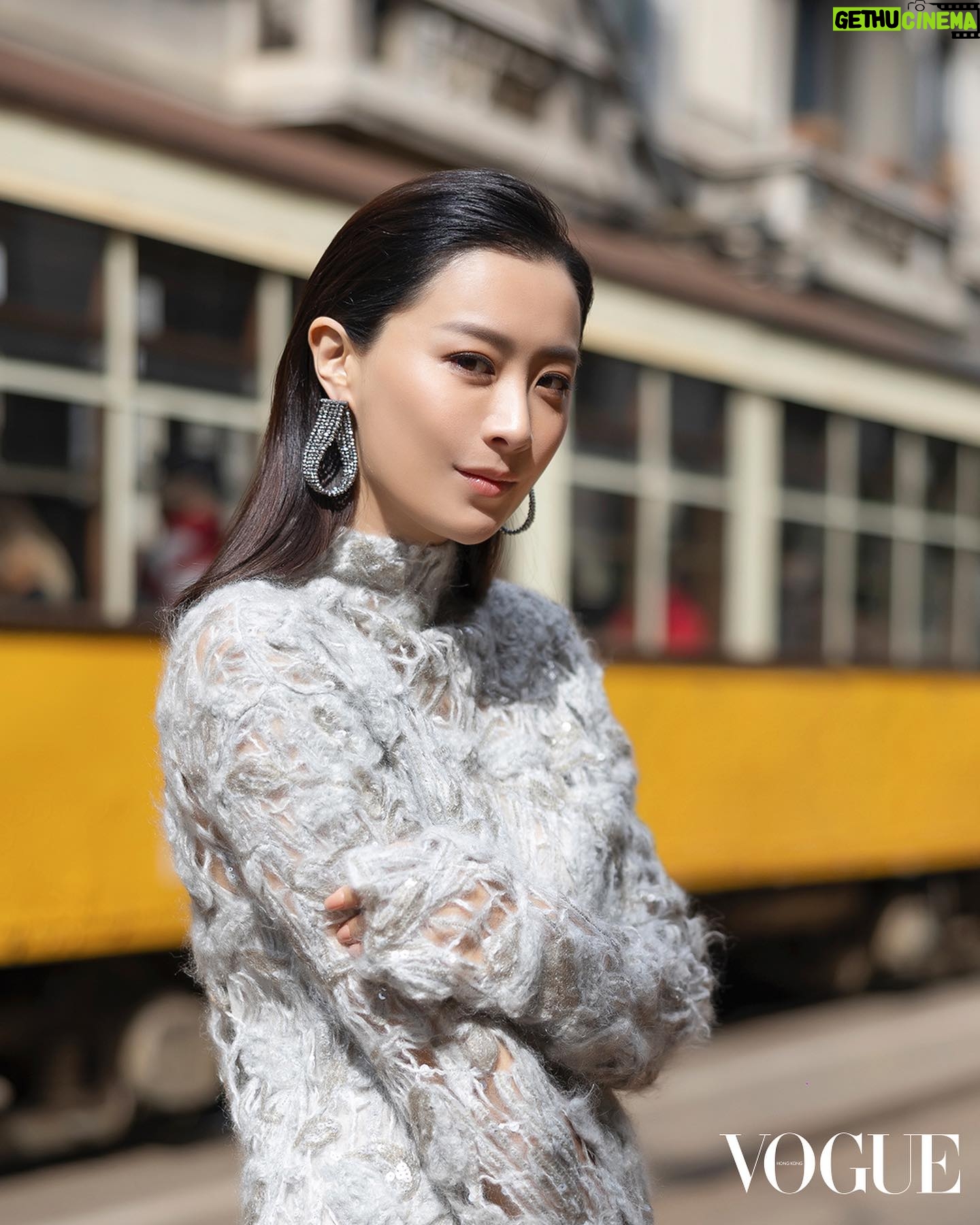 Fala Chen Instagram - Love this Vogue cover shot in Milan! Thanks @voguehongkong and @brunellocucinelli_brand for having me in Italy. #vogue #brunellocucinelli #cucinelli Photographer: @bruinjustin Makeup: @mon_c.c Hair: @alexso_theattic Everything and anything: @429tkm
