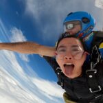 Fala Chen Instagram - This is a day I’m going to remember— work from 6am, go straight from set to skydiving. Jumping off a plane and free fall for 45 seconds, then landing on a giant beach. Grateful for all the adventures life brings. #skydiving #bucketlist @emstnv @godzillavskong