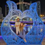 Farrah Yousef Instagram - I guess I can never standstill for a #picture 🤪😂 nighty night guys 😘 . . . . #photooftheday #dubai #coplegoals #love #amor #husband #boyfriend #girlfriend #goofycouple #goofy