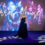 Farrah Yousef Instagram - I missed the stage .. and I missed you .. 🤍 . . . . . #dress 👗: @designersandus #hair & #makeup : @rival.starsuae