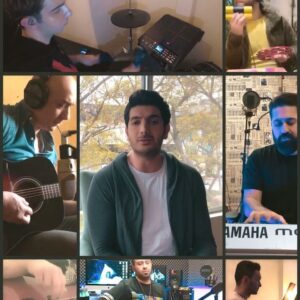 Farzad Farzin Instagram - اجرای زنده‌ و از راه دورِ آهنگ بی‌انتها با بچه‌های گروه شوک که خیلی دلم واسه‌شون تنگ شده و توی این اجرا مثل همیشه همراهم بودن❤️🎹
⠀
امیدوارم باز هم همدیگه رو ببینیم و بتونیم روی صحنه برای شما عزیزان خاطرات خوبی رو رقم بزنیم💫

نسخه‌ی کامل رو در کانال یوتوب و IGTV ببینید: 🎬
yt.farzadfarzin.net
⠀
خونه بمونید🦠
مواظب خودتون باشید❤️
⠀
#StayHome #StaySafe #WorldPeace
#farzadfarzin #bienteha #liveconcert #remotelive #shockband #mankansongs
