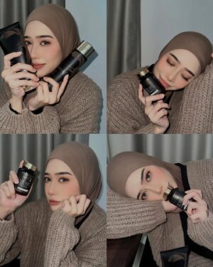 Fatin Afeefa Instagram - You’re given choices in life. Stressing over things you can’t control is your choice too 🤎

but hairfall, bald spots, dandruff, flat and oily hair? those are the things you CAN control. Just because no one can see them, doesnt mean you have to neglect them 🤎

my haircare routine since 2020 @sugardollbynn ✨🌨️