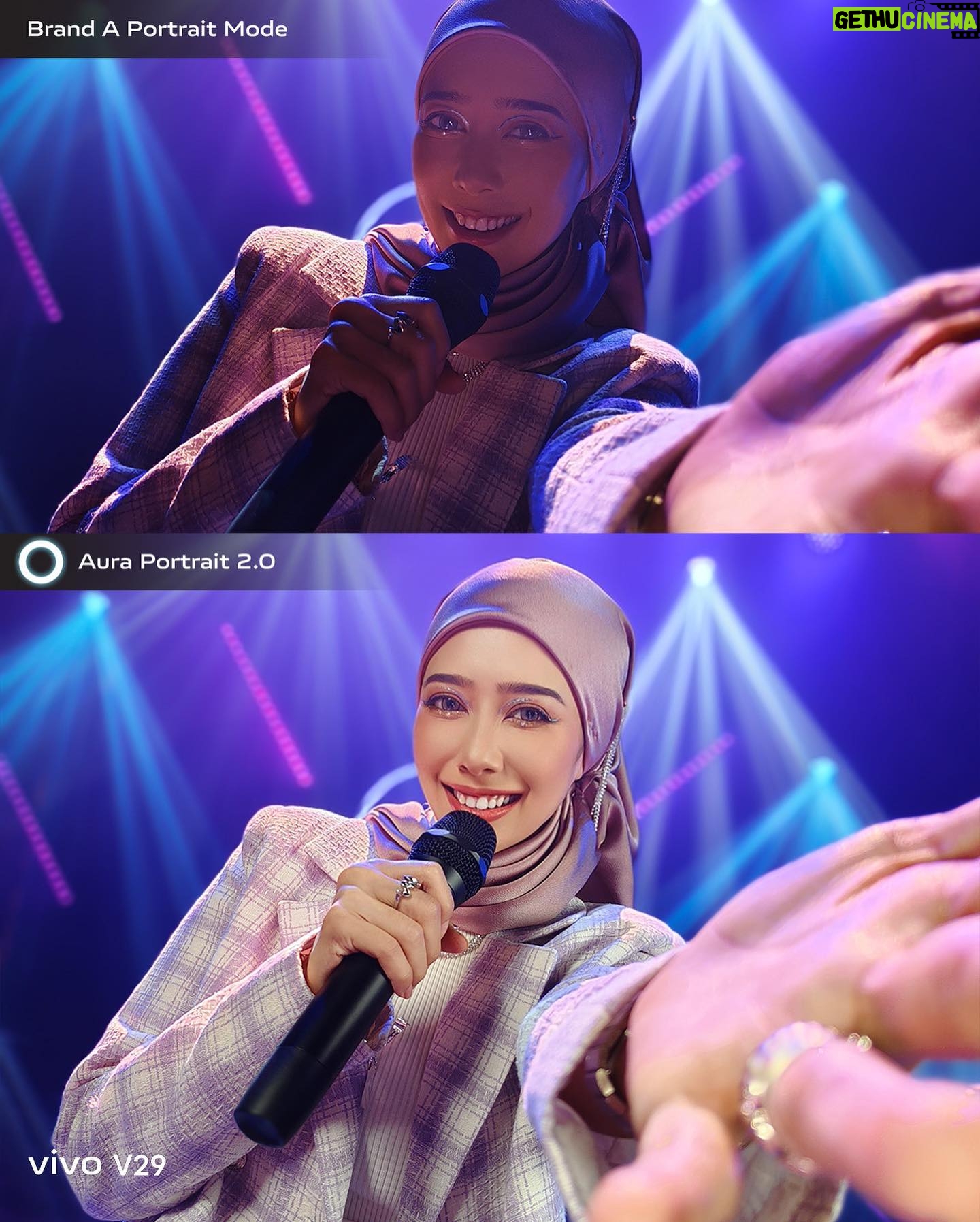 Fatin Afeefa Instagram - Get ready to shine brighter than ever with the absolutely stunning vivo V29 5G in the stunning Starry Purple shade! πβ¨ Get ready to be blown away by the absolute epitome of visual elegance and mind-blowing performance! Like, seriously, brace yourself for a whole new level of awesomeness! π«β¨π₯ It's seriously like I'm holding a gazillion stars right in the palm of my hand. It's giving me major celestial vibes and I am living for it! π Mark your calendars for September 20th, 2023 at 3PM! ποΈπ Get ready to witness the most luxurious device EVER hitting the mobile scene. This phone is an absolute game-changer when it comes to capturing those picture-perfect nights! #vivoV295G #AuraPortraitNowSmart #ForPicturePerfectNights #V29ShiningLikeAStar #vivoMalaysia